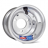 - Douglas Wheel Spun Aluminum - Metric - 5"x 5 1/4" - Polished -