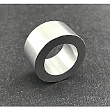 5/8" ID x 1/2" Wide Front Wheel Spacer - Silver