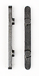 - PKT 60mm long axle Key, 2 pegs, 6mm wide key -